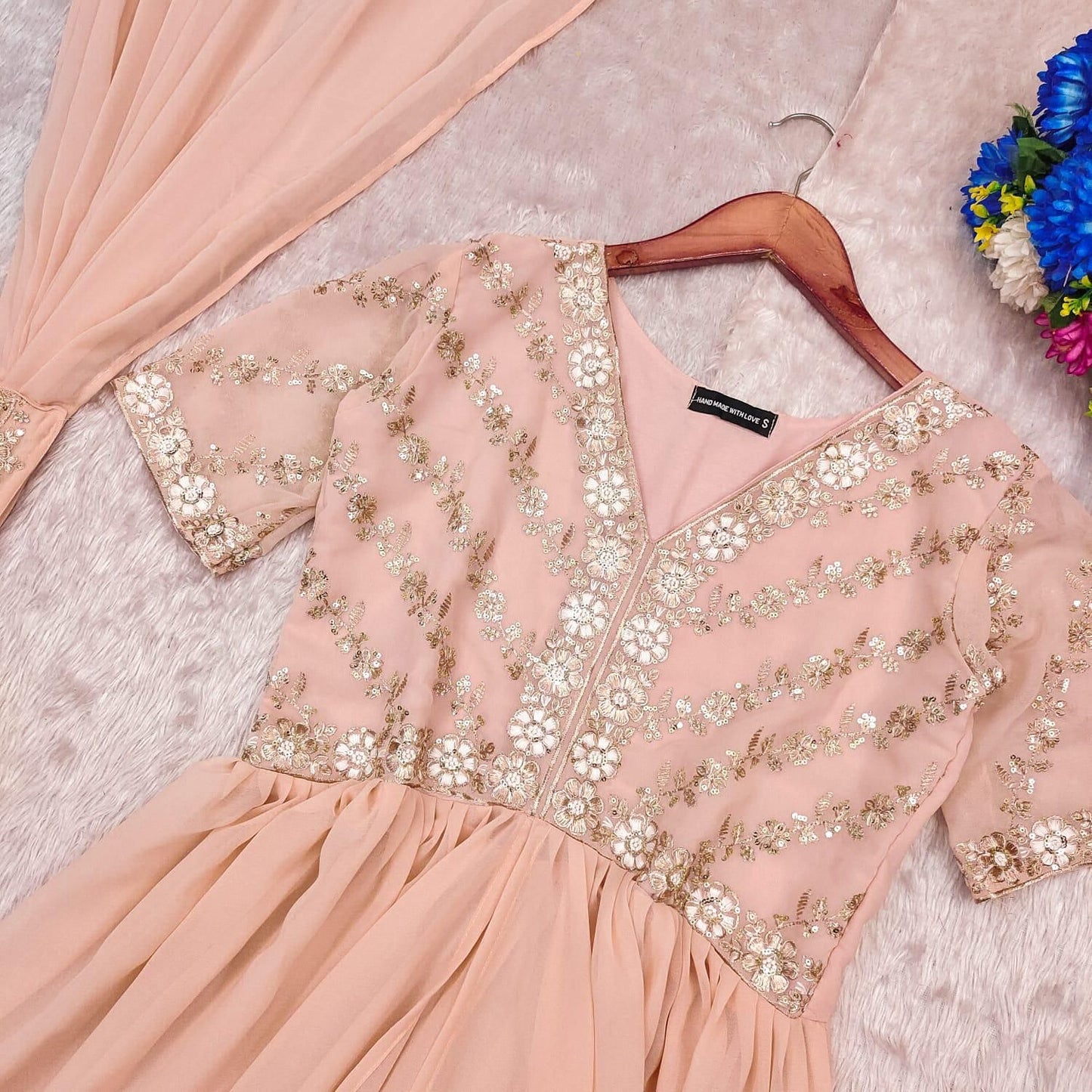 💃High-Low Anarkali Set✨
