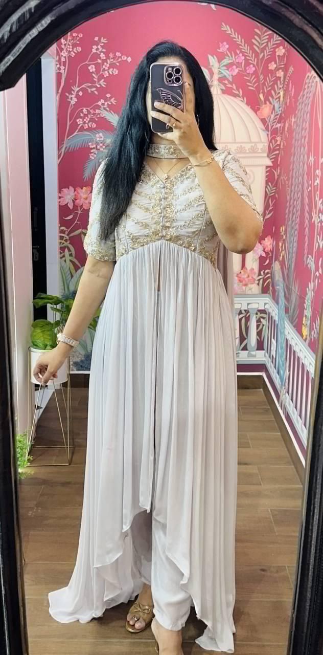 💃High-Low Anarkali Set✨