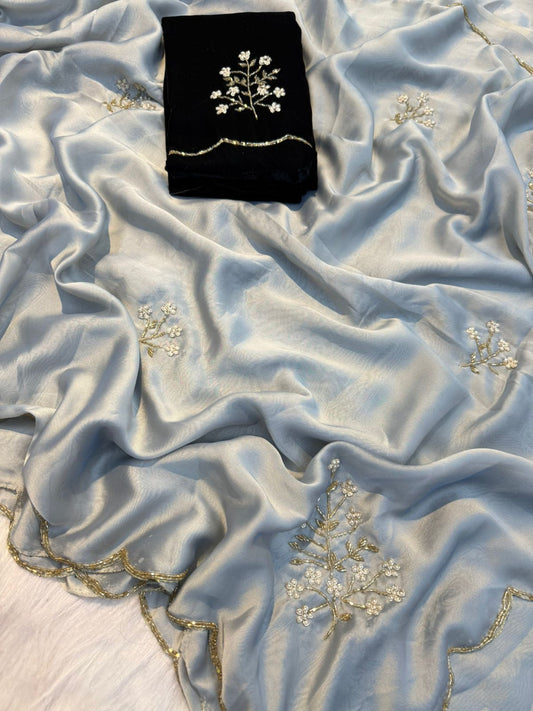 💫 Rangoli Silk Designer Saree