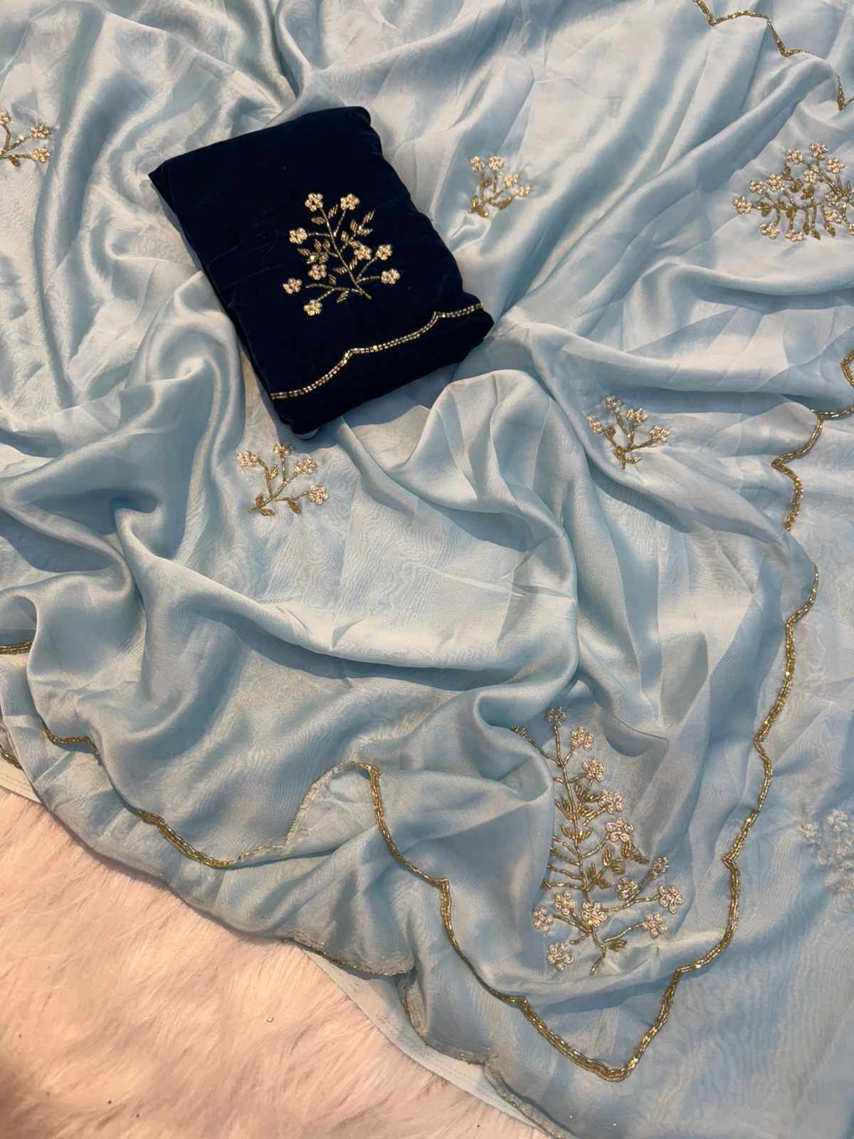 💫 Rangoli Silk Designer Saree