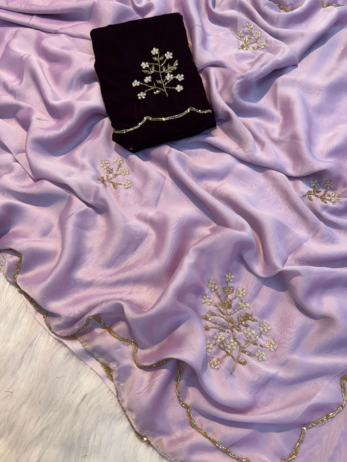 💫 Rangoli Silk Designer Saree