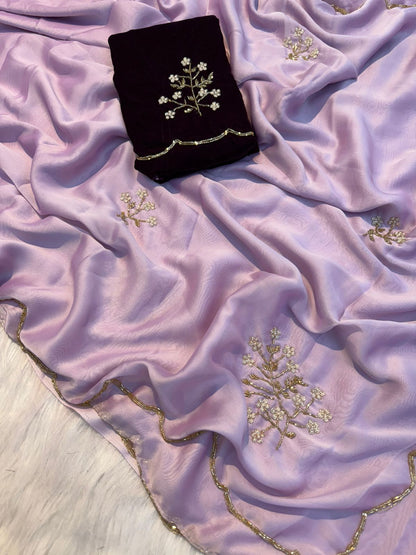 💫 Rangoli Silk Designer Saree