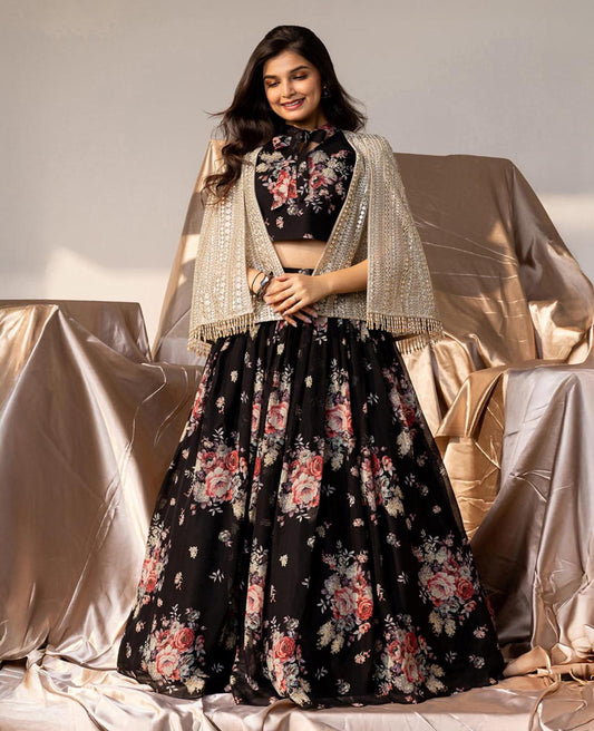 💥  Lehenga Choli with Koti  💕