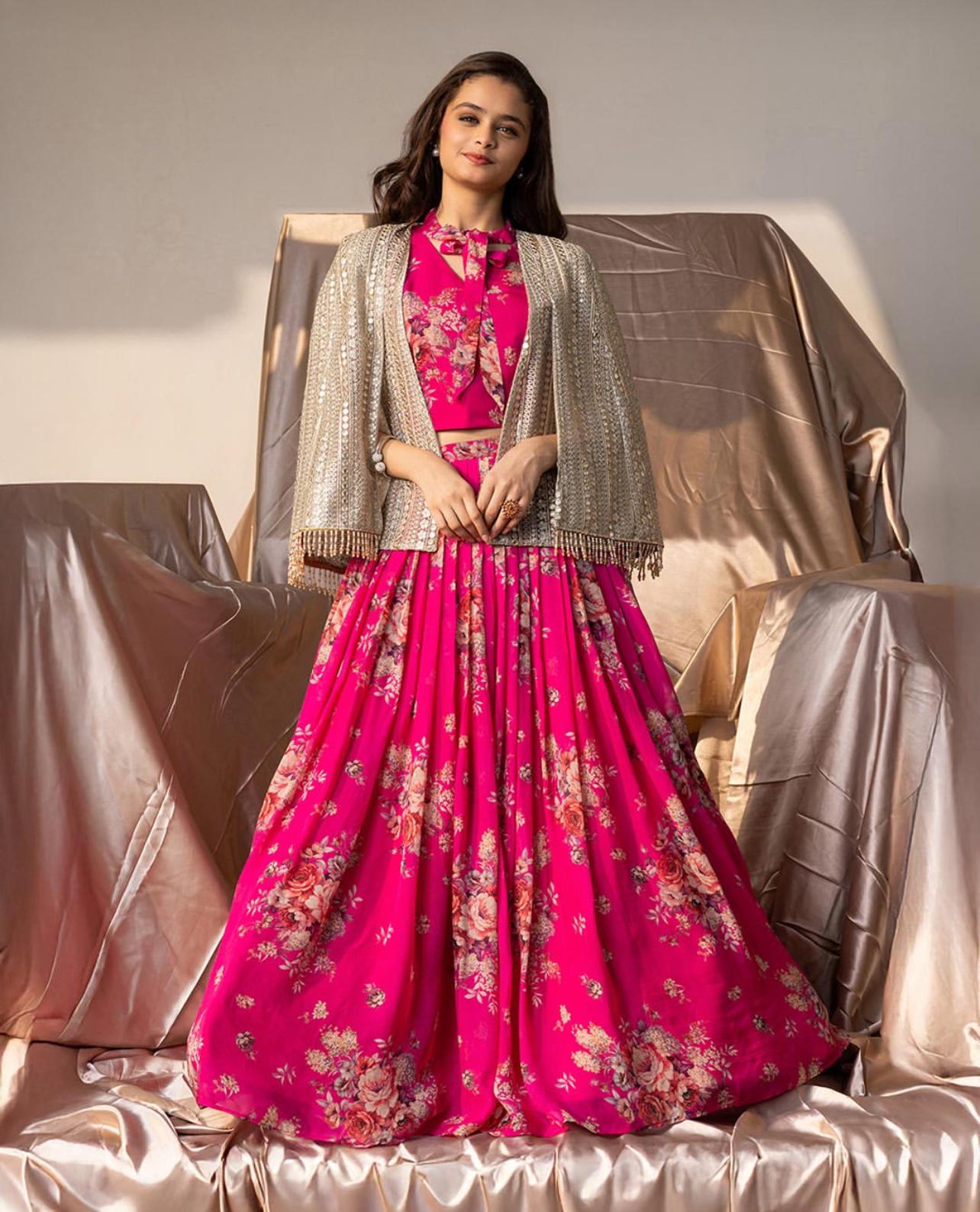 💥  Lehenga Choli with Koti  💕