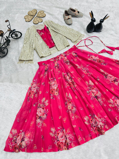 💥  Lehenga Choli with Koti  💕