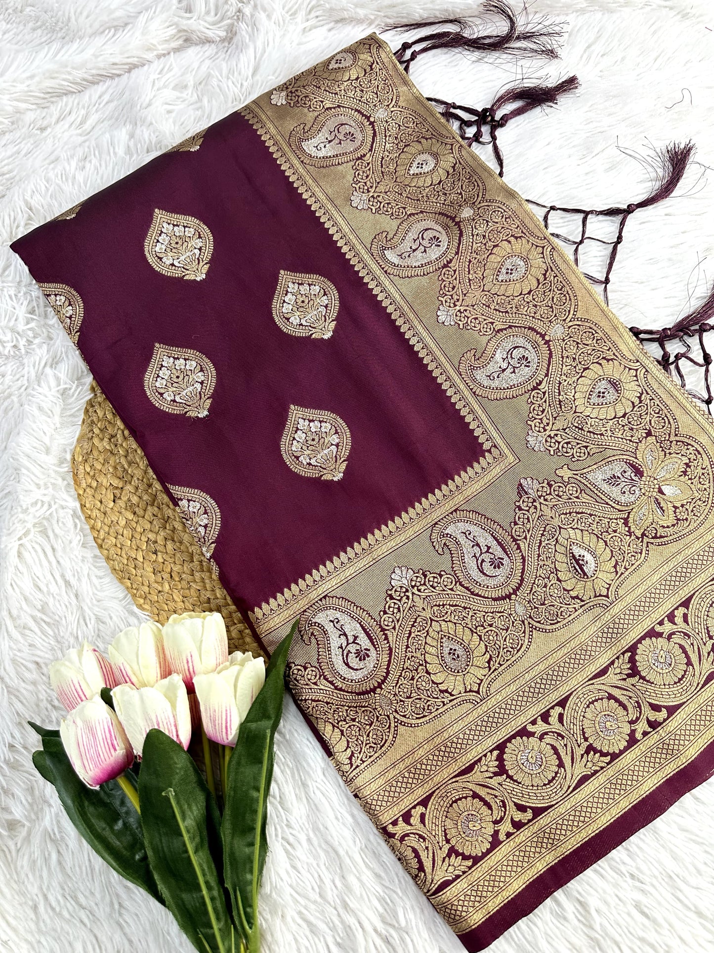 👑 LUXURIOUS SOFT BANARASI SILK SAREE 👑