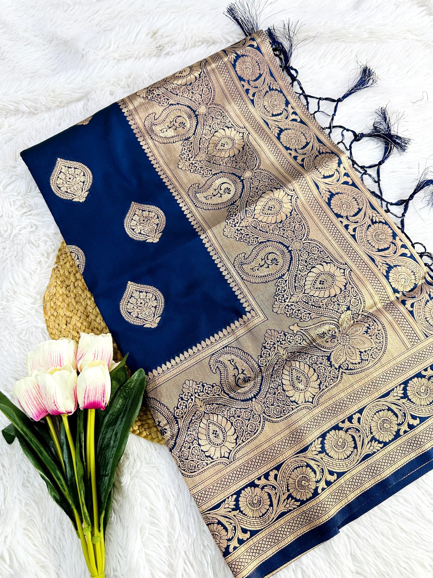 👑 LUXURIOUS SOFT BANARASI SILK SAREE 👑