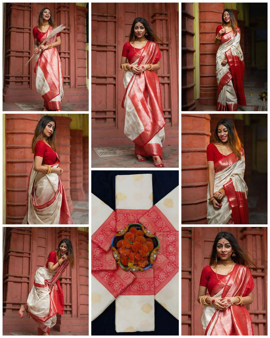 💖 Festive Favorite – Soft Silk Saree with Royal Touch 💖